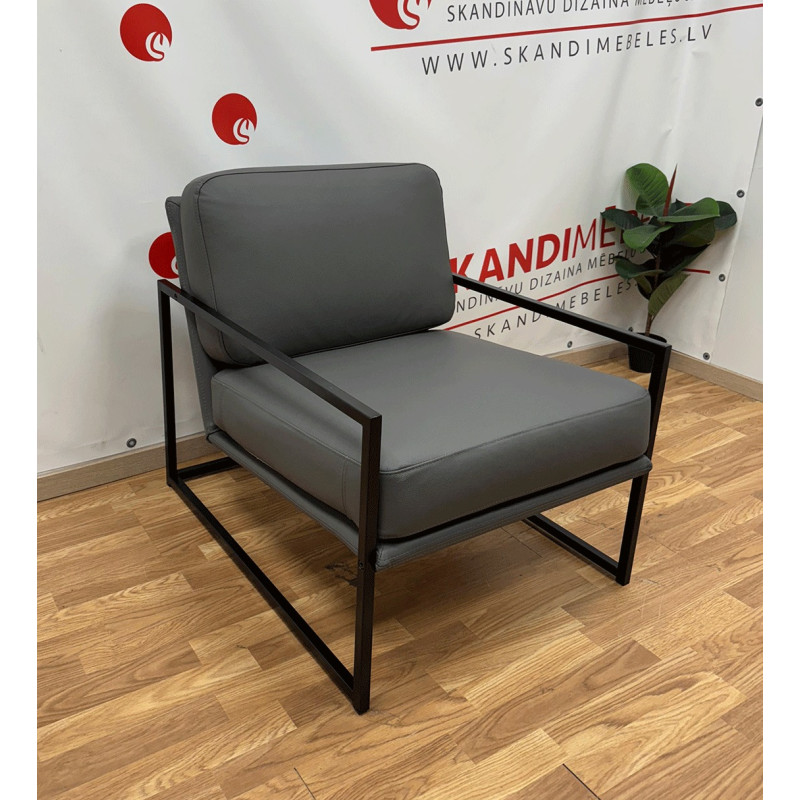 Chair Otilia (Relaxation)(Natural Leather)(Exposition)